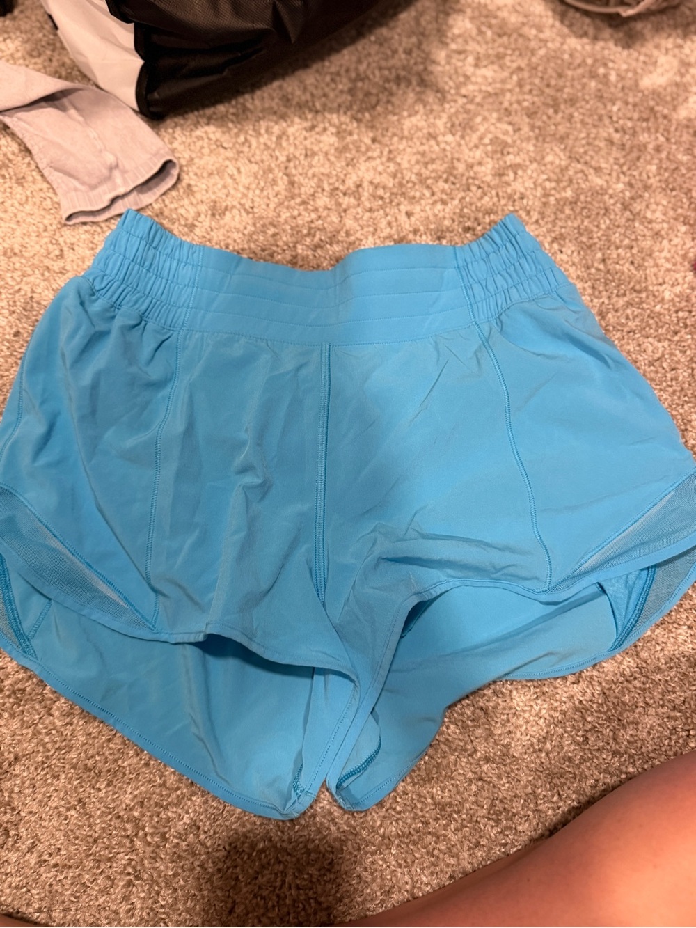 lululemon athletica Light Blue Athletic Shorts